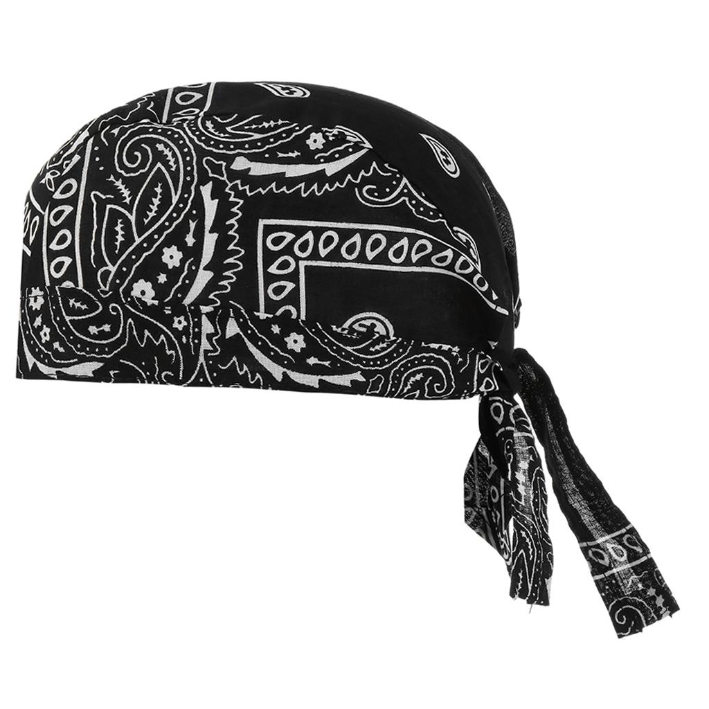 Skull Cap Helmet Liner - Durag estivo in seta, copricapo a