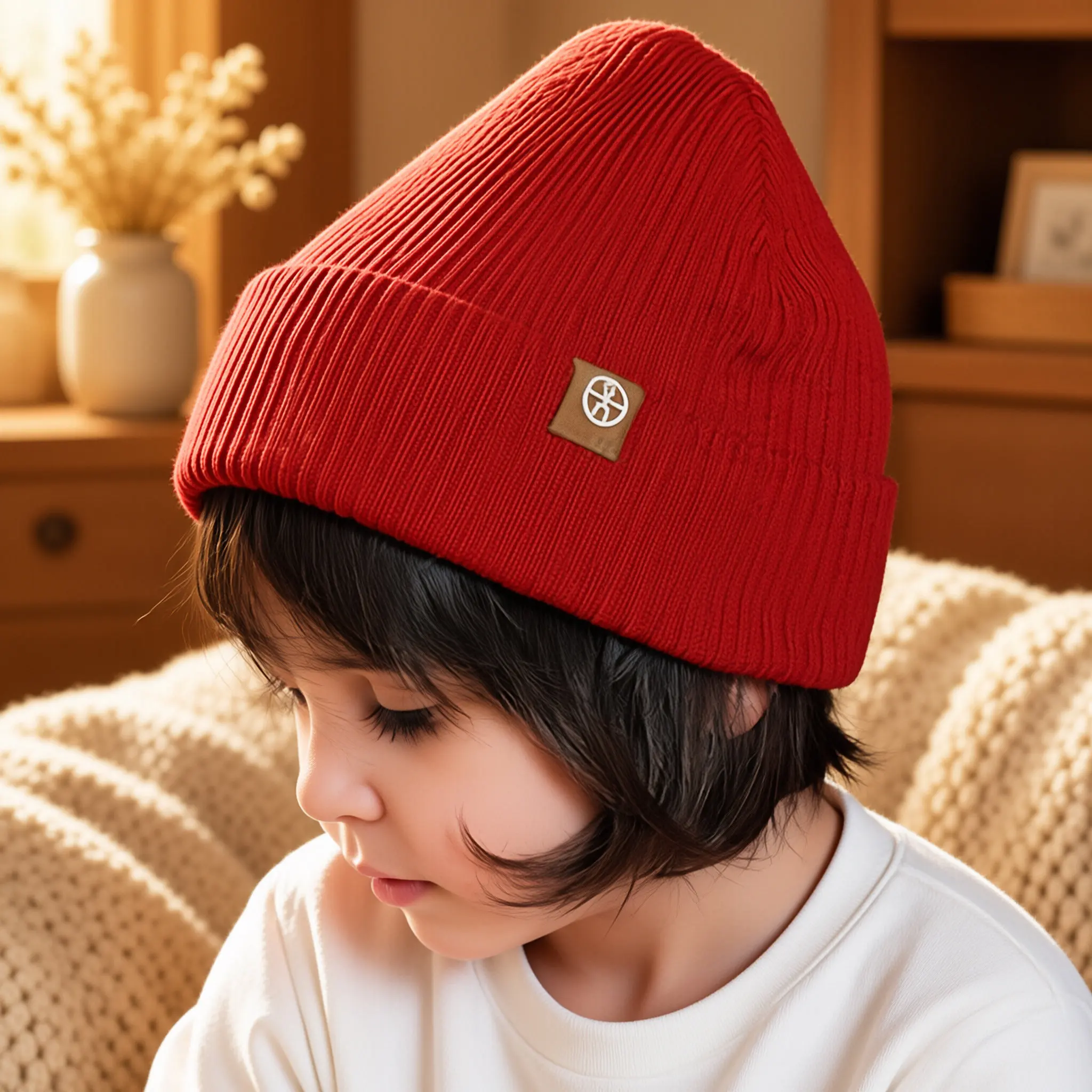 Beanie Cuffed Knit - Nuovo modello invernale: cappello lavorato a
