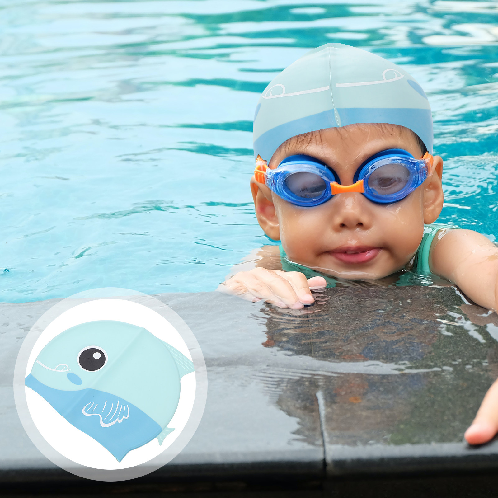 Swim Hat Silicone - Cuffia da nuoto in silicone per