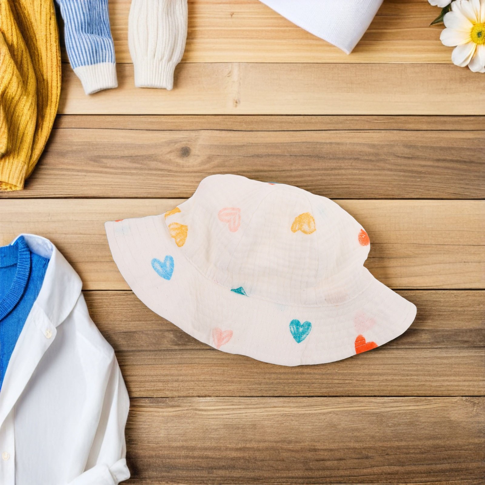 Cappellino da sole per neonati - Bucket Hat Cotton recensione e prezzo